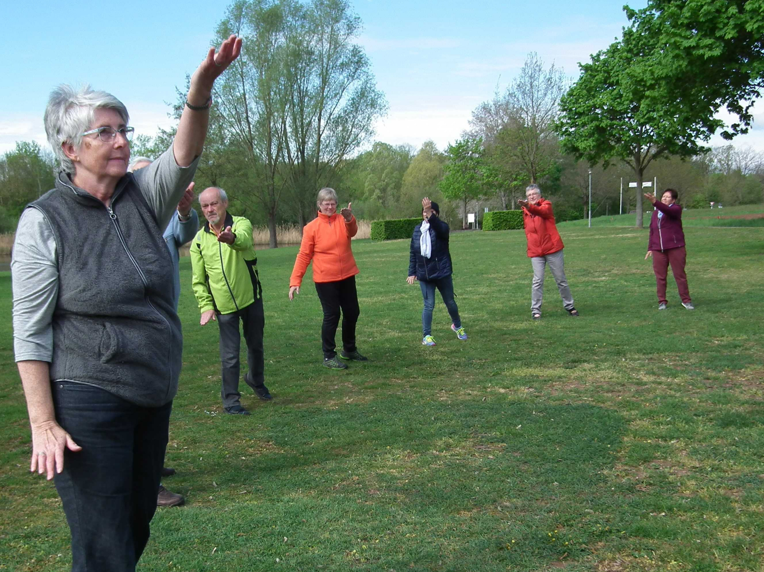 Qi Gong am Welt Tachi und Qi Gong Tag, Gelassenheit Qi Gong am Welt Tachi und Qi Gong Tag, Gelassenheit